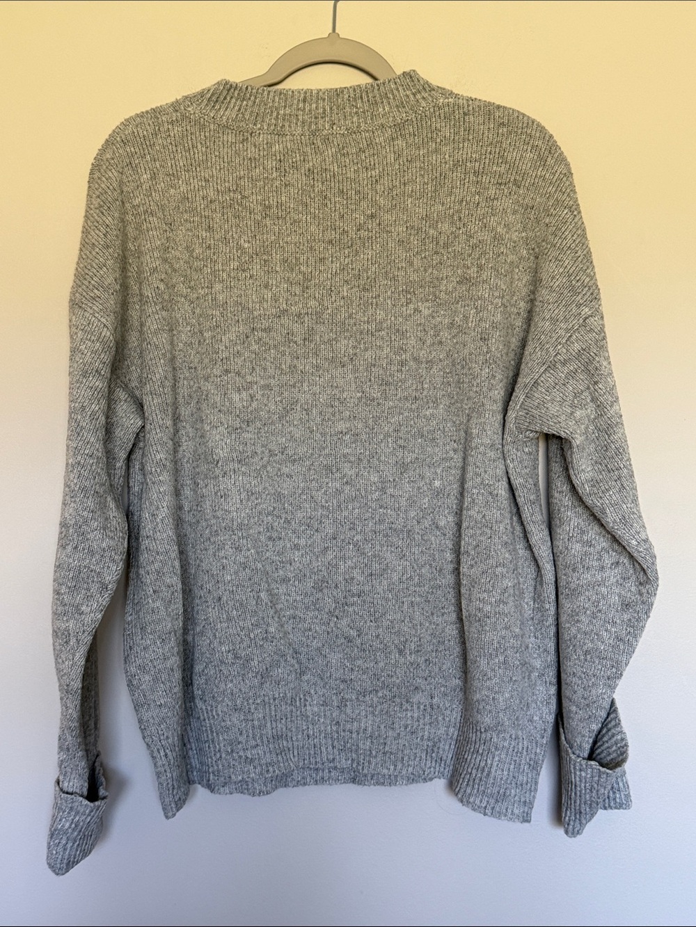 Heather Gray Crewneck Sweater - Picture 2 of 3